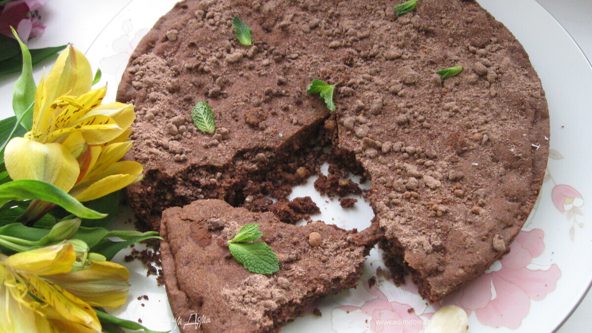 Пирог «Трех чашек», или шоколадная сбризолона (Sbrisolona al cioccolato)