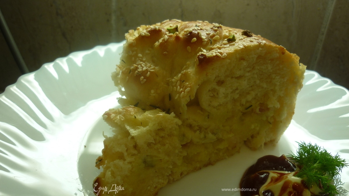 простой пирог с картошкой