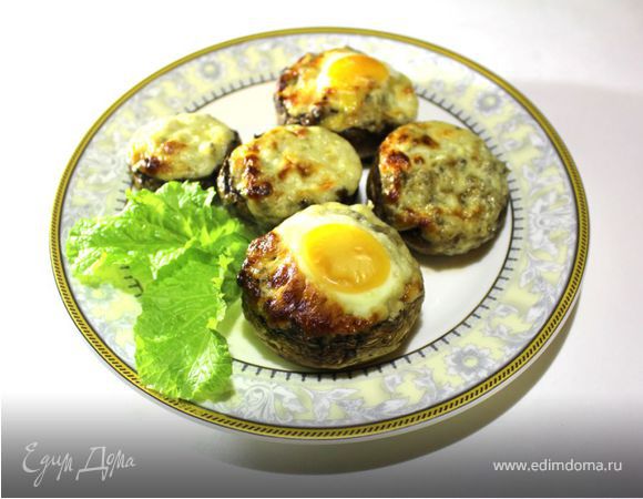 Запеченные шампиньоны