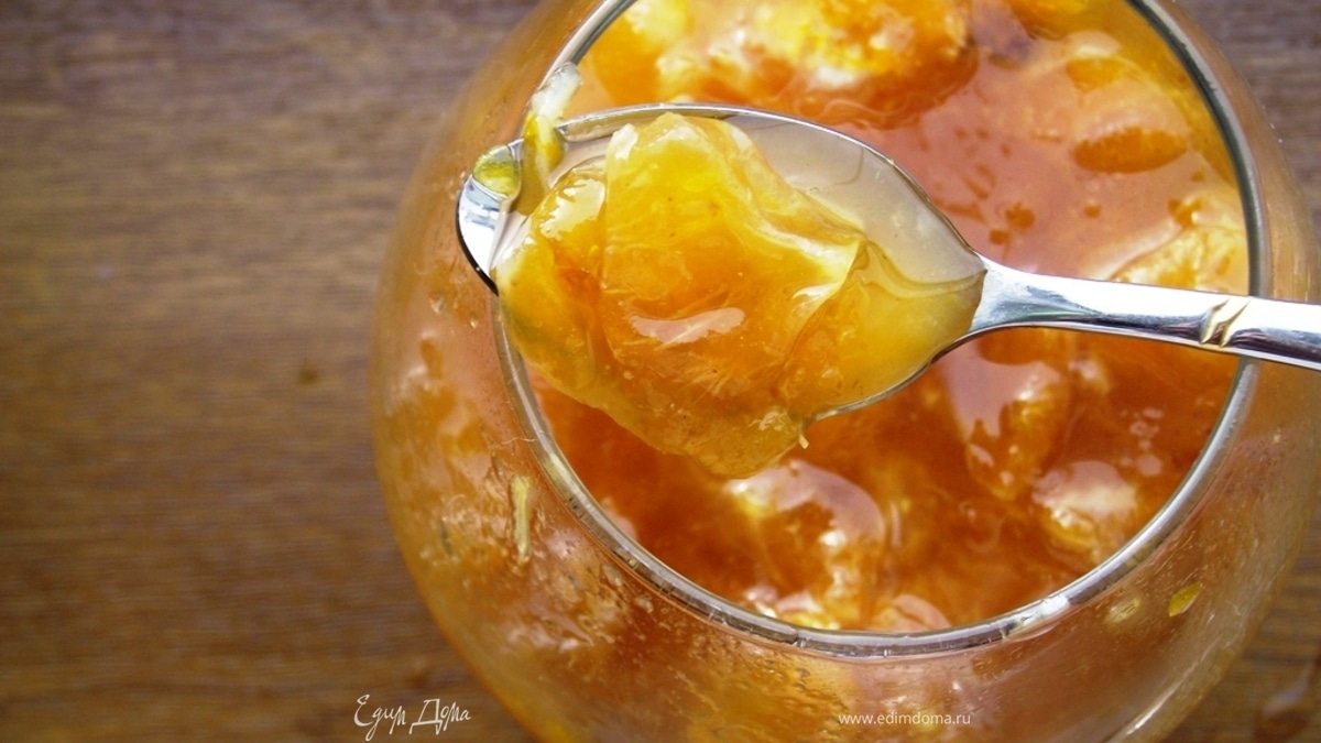 Мандариновое варенье с коньяком и корицей