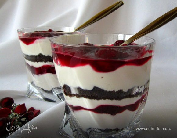 Десерт "Черный лес" Десерт "Черный лес"