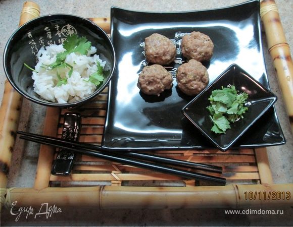 Мясные шарики на пару