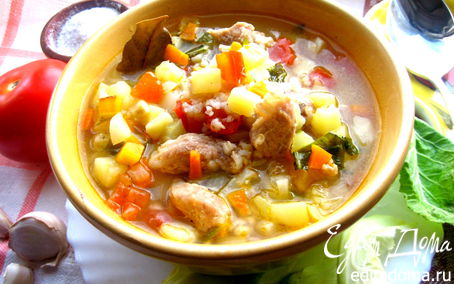 Рецепт "Бабушкин суп" (Vecmaminas zupa) в скороварке