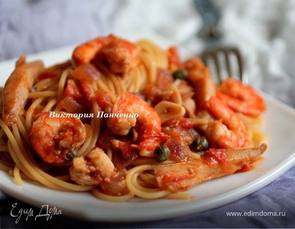 Спагетти Блади Маринара Спагетти Блади Маринара