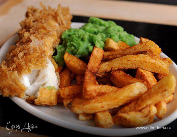 Рыба в пивном кляре по-ирландски (Fish &amp; Chips)