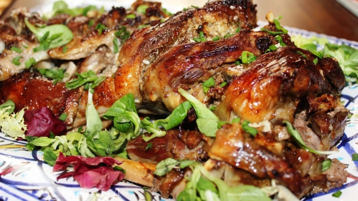 Запечённая баранья нога