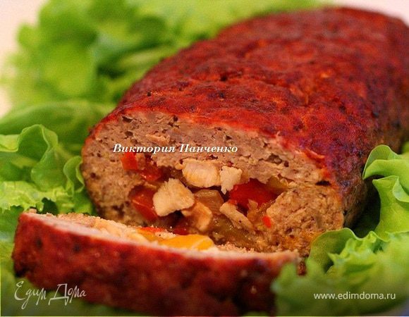 Глазированный мясной рулет Глазированный мясной рулет