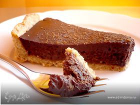 Шоколадно-сливочный тарт «Только мысли все о нем и о нем»