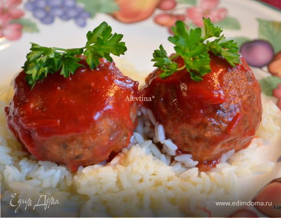 Фрикадельки с клюквенным соусом Фрикадельки с клюквенным соусом