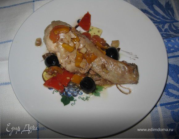 Куриные ножки по-средиземноморски Куриные ножки по-средиземноморски