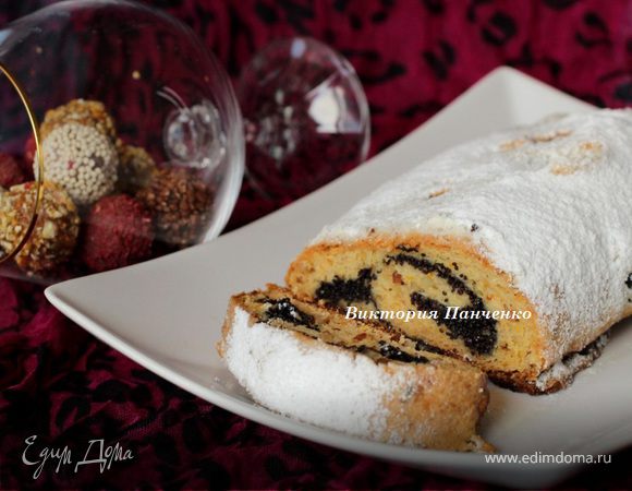 Творожно-маковый штоллен Творожно-маковый штоллен