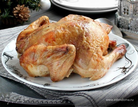 Курица, запеченная с манго и розмарином Курица, запеченная с манго и розмарином