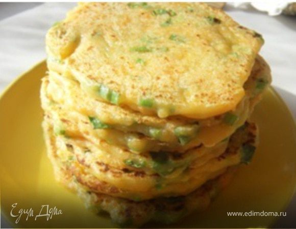 Лепешки с луком и морковкой Лепешки с луком и морковкой