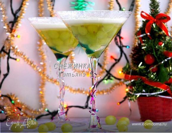 Новогодний десерт с шампанским «Под снежным покрывалом»