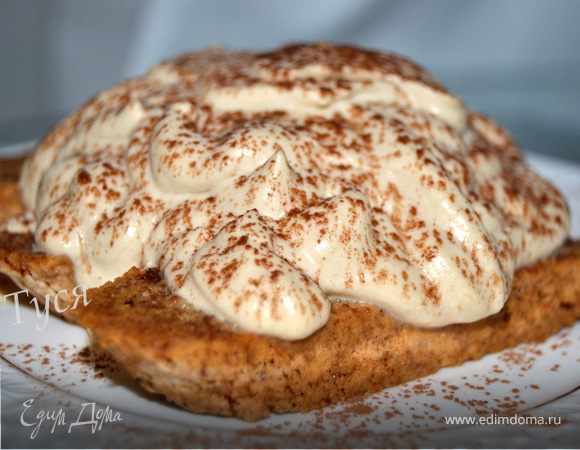 Тирамису с кофейным кремом и кантучини