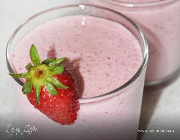 Клубничный коктейль