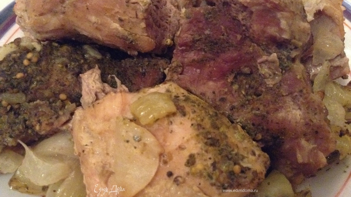 Свинина, тушенная в горшочке (по-маминому рецепту)