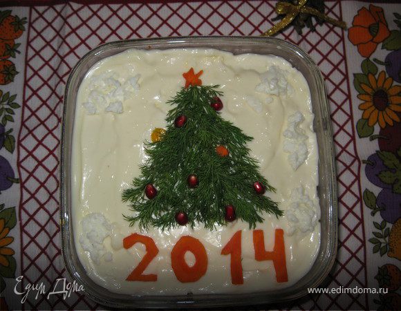 Салат "Белорусский Новогодний" Салат "Белорусский Новогодний"