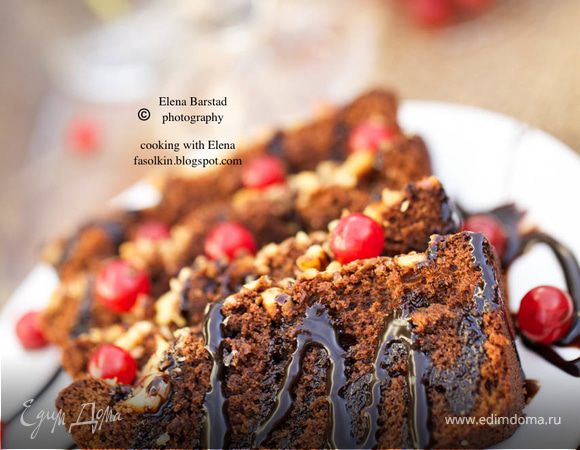 Венецианский шоколадный кекс