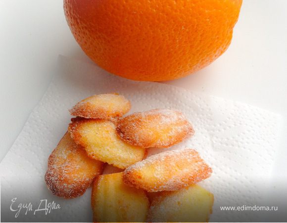 Апельсиновые мадленки Апельсиновые мадленки