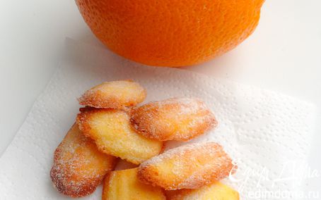 Рецепт Апельсиновые мадленки