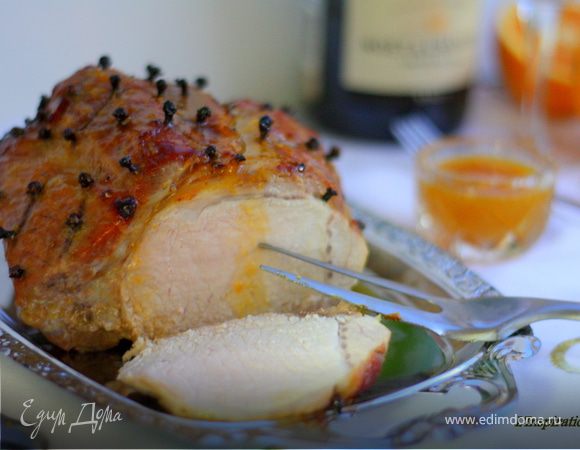 Праздничная свинина под апельсиновой глазурью Праздничная свинина под апельсиновой глазурью