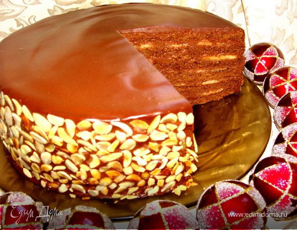 Шоколадно-банановый торт "Антидепрессант"