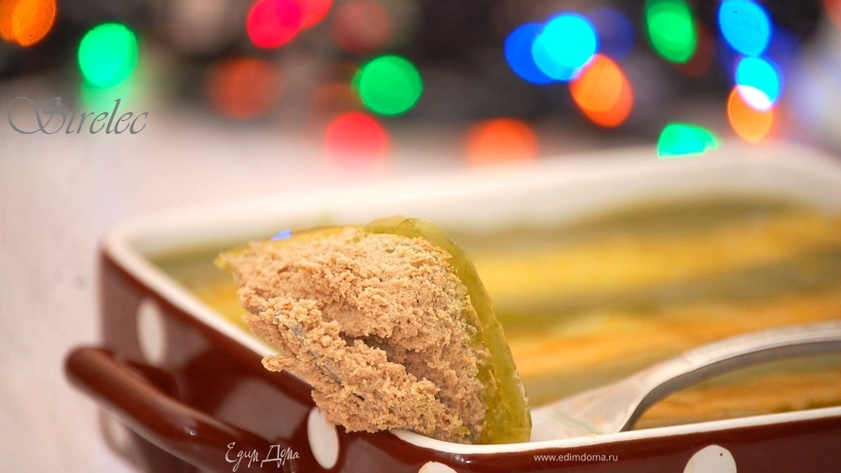 Запеченный паштет из печени кролика "Со вкусом Нового года"