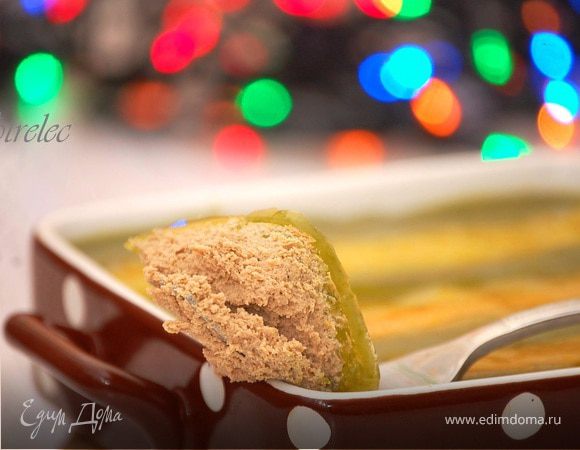 Запеченный паштет из печени кролика "Со вкусом Нового года"