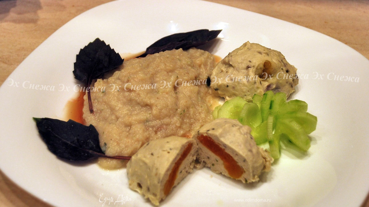 Пюре из цветной капусты с чили