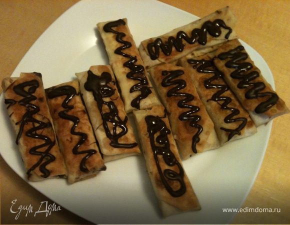 Рулетики десертные на завтрак Рулетики десертные на завтрак