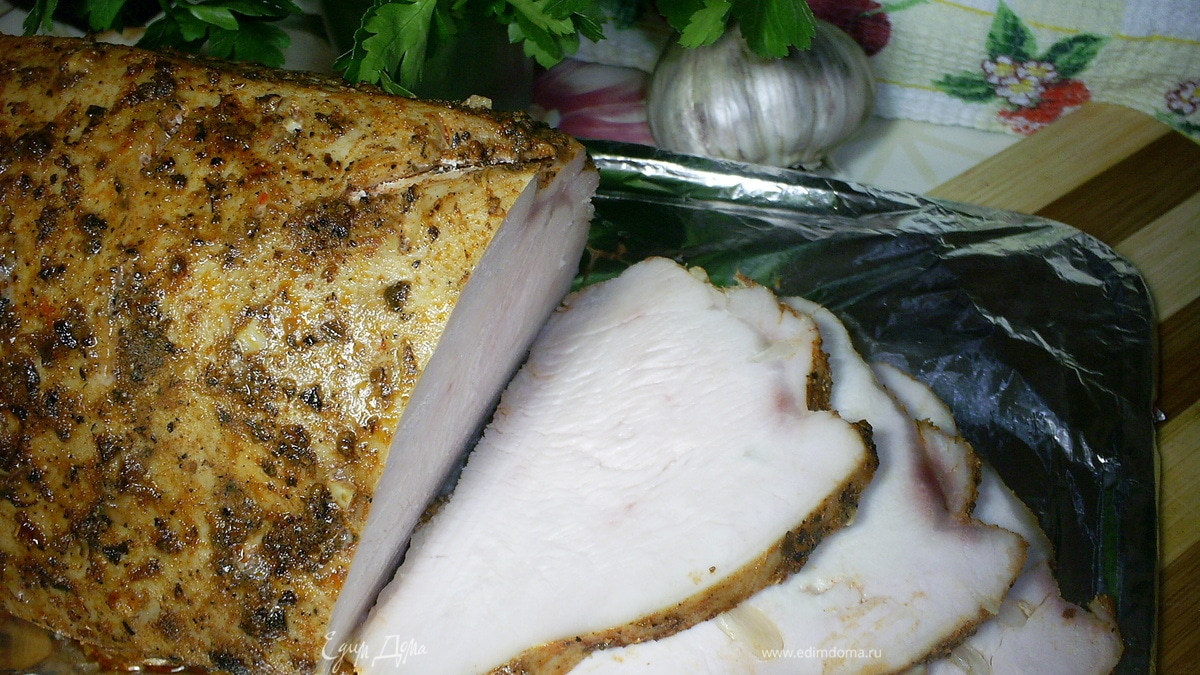 Сочная и ароматная буженина из индейки