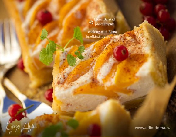 Итальянский тарт с хурмой Итальянский тарт с хурмой