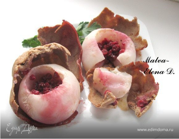 Брусника в репе "Красная шапочка"