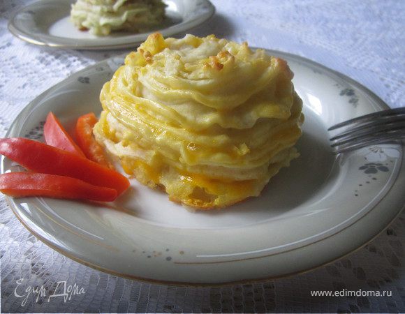 Котлеты в картофельных «гнездышках» Котлеты в картофельных «гнездышках»