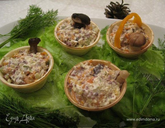 Салат "Грибочки из лесочка"