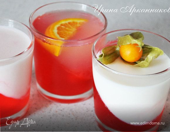 Молочно-персиковое желе Молочно-персиковое желе