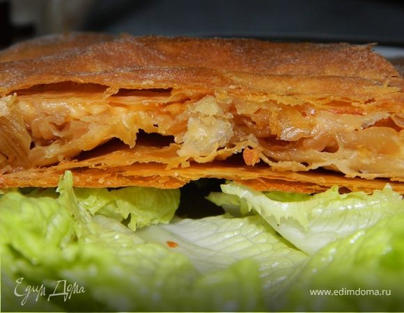 Пирог с капустой и сыром