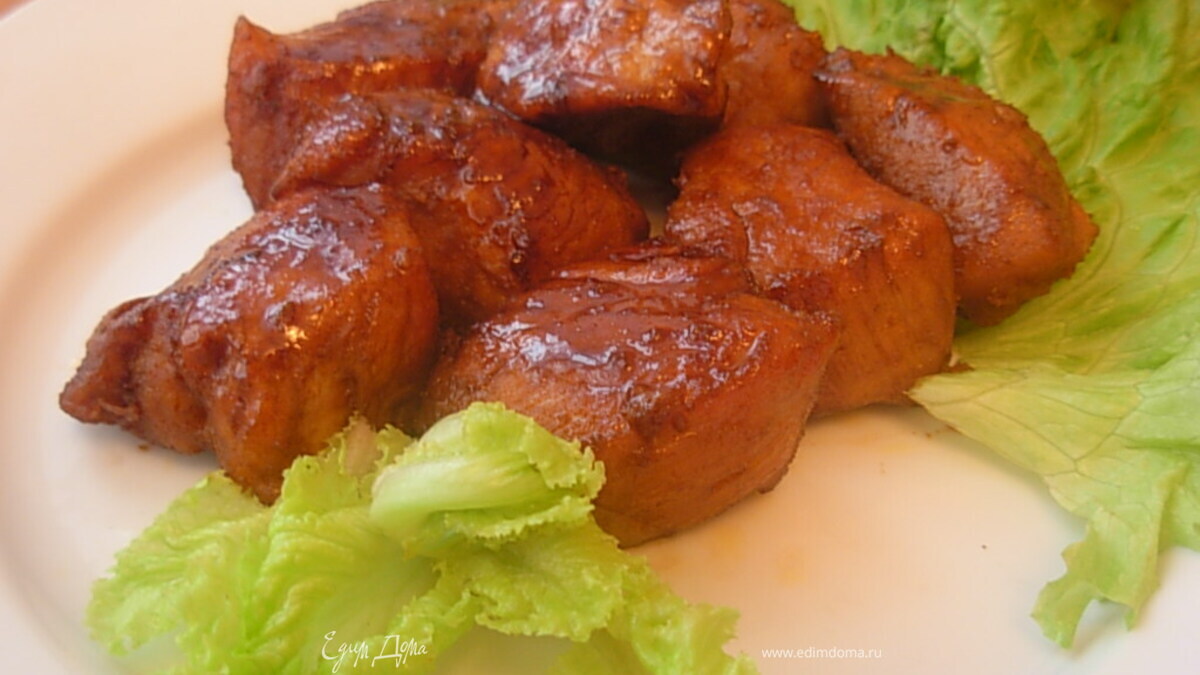 Свинина в глазури