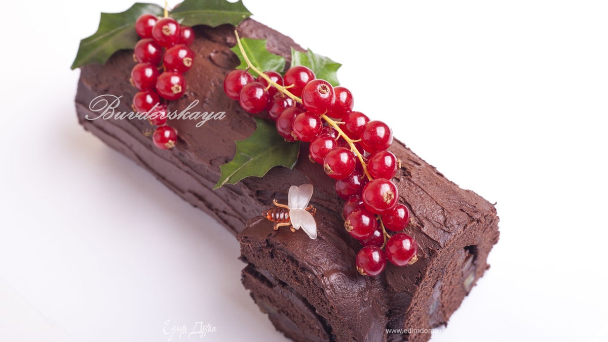 Шоколадное полено от Пьера Эрме