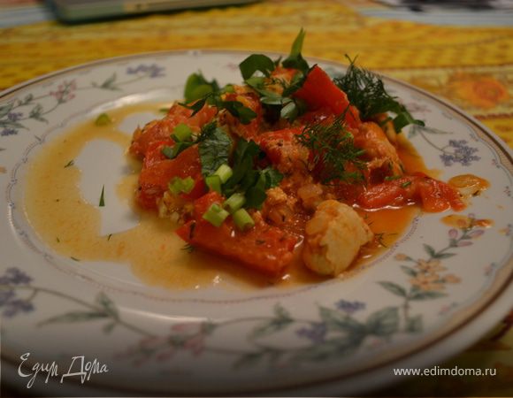 Овощное рагу с куриным филе