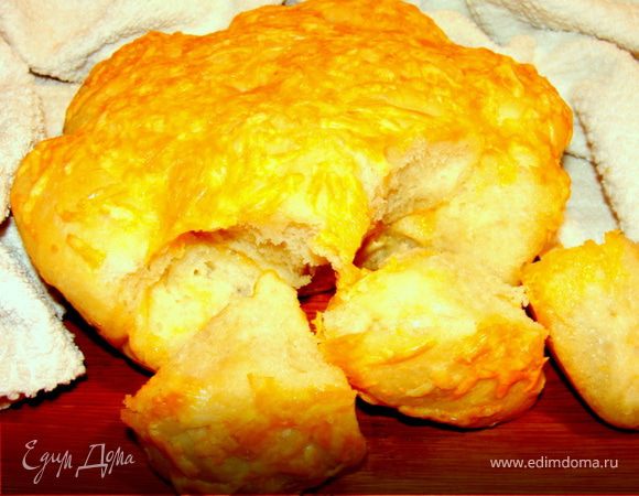 "Обезьяний" хлеб с сыром и чесноком "Обезьяний" хлеб с сыром и чесноком