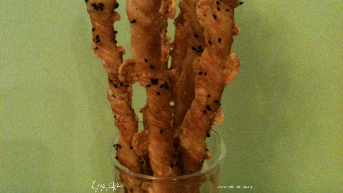 Хлебные палочки пикантные к пиву