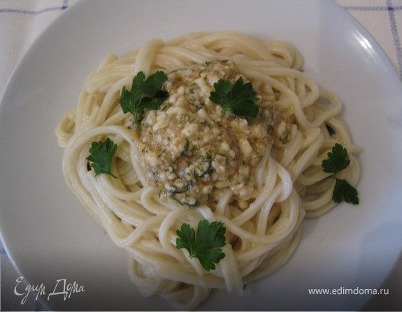 Паста с сыром и орехами Паста с сыром и орехами