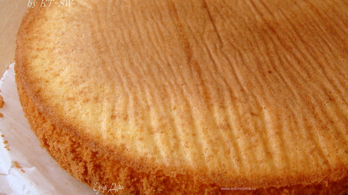 Идеальный бисквит "Белый пражский"
