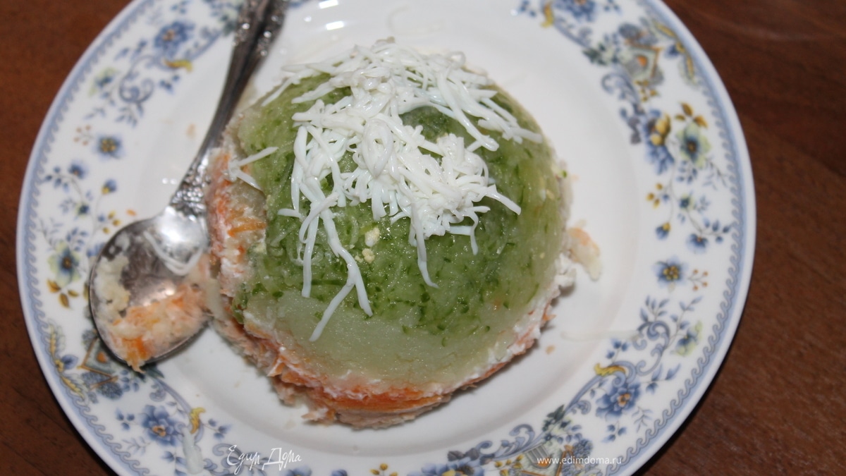 Салатик-перевертыш для детей