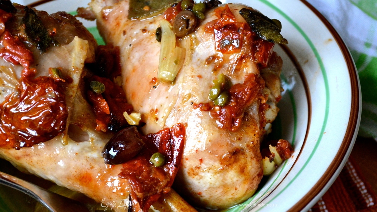 Ароматная индейка в духовке