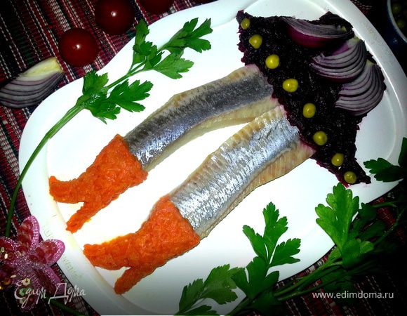 Селедочка. Шутливая подача