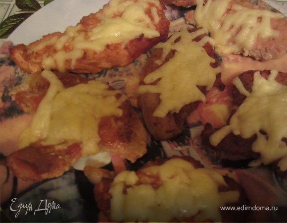 Шницель по-тоскански Шницель по-тоскански