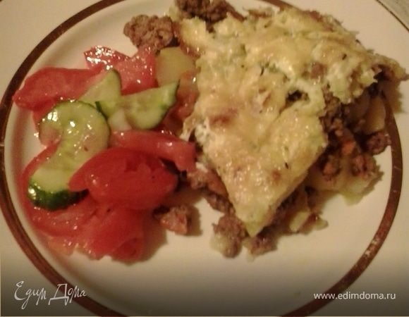 Картофельно-тыквенная запеканка Картофельно-тыквенная запеканка